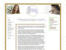 Tablet Screenshot of chrysaliscounselingservices.com